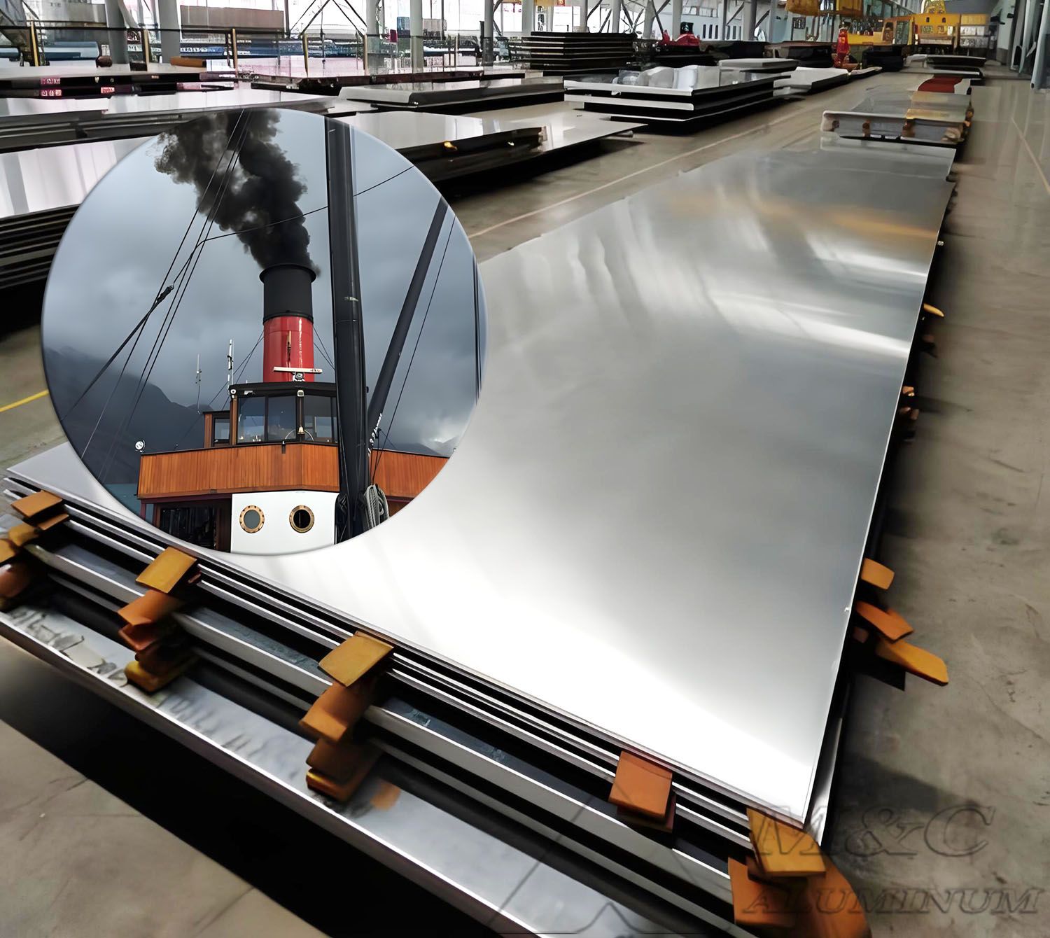 Marine aluminum plate