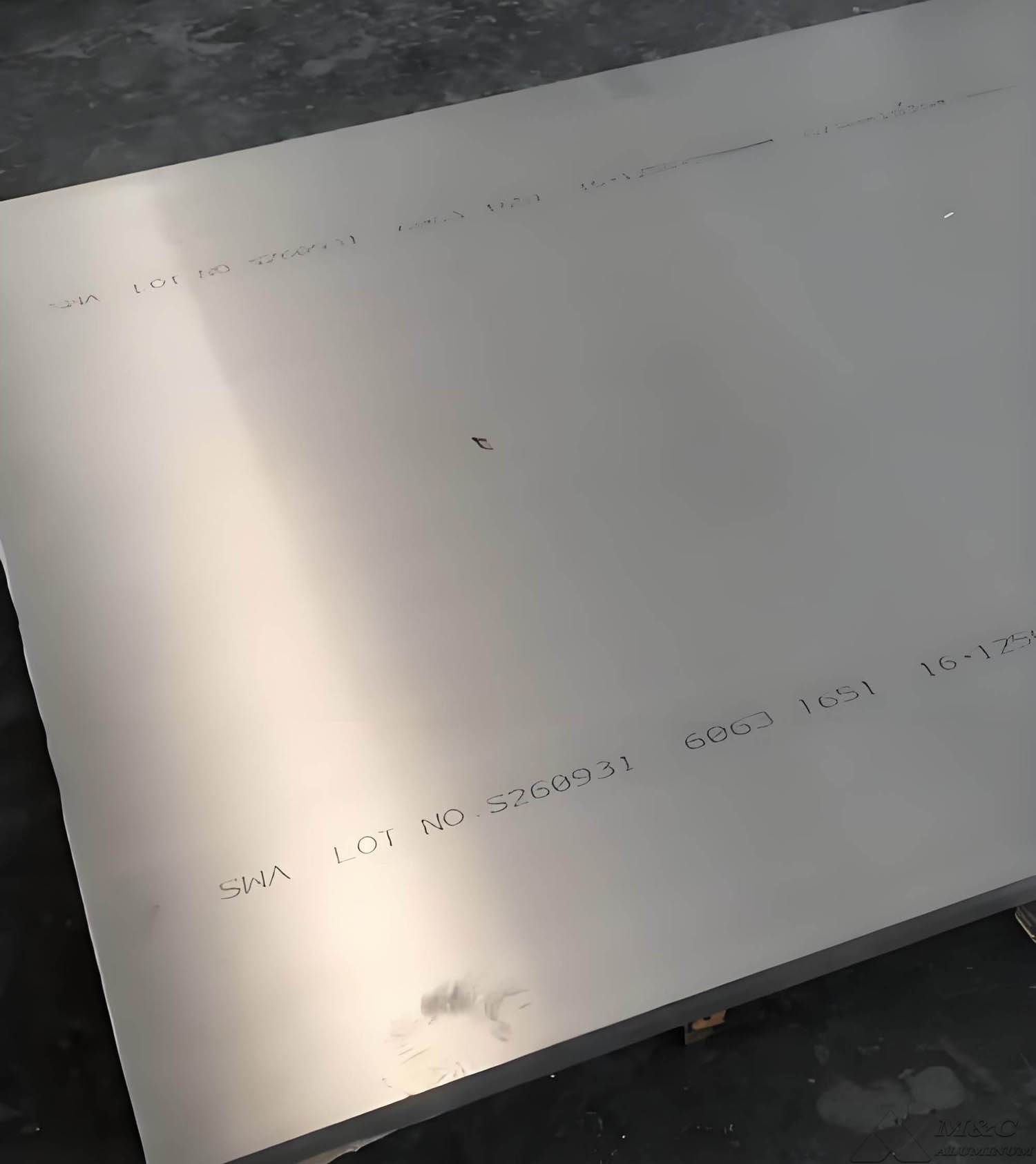 Marine aluminum plate
