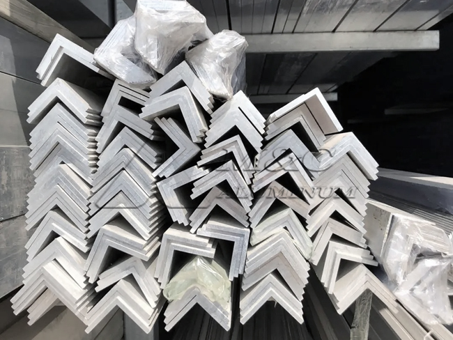 Angular aluminum stock
